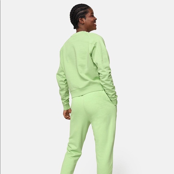 Outdoor Voices Jade Cotton Terry Sweatshirt - Picture 4 of 6